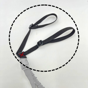 sangle seule pour cordon d'attache tout en 1 pour gilet airbag d'équitation hit air