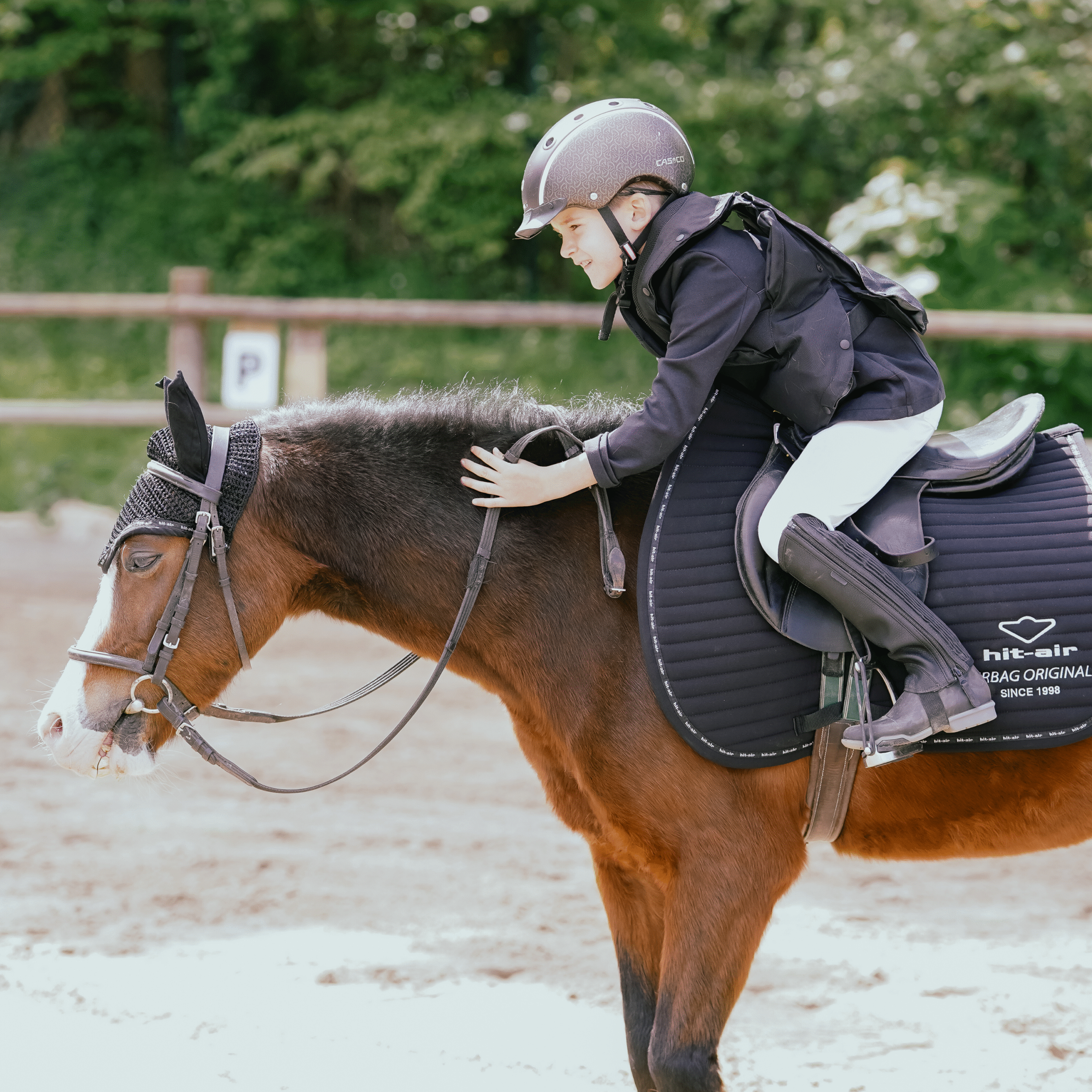 Découvrez le tout nouvel airbag Hit Air dédié aux enfants : le KID 18Kg ! A tout âge, la sécurité à cheval comme à poney