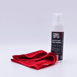 Votre gilet airbag d'équitation ou de moto va redevenir beau et propre grâce à notre tout nouveau produit nettoyant pour airbag mousse active ASKARA !